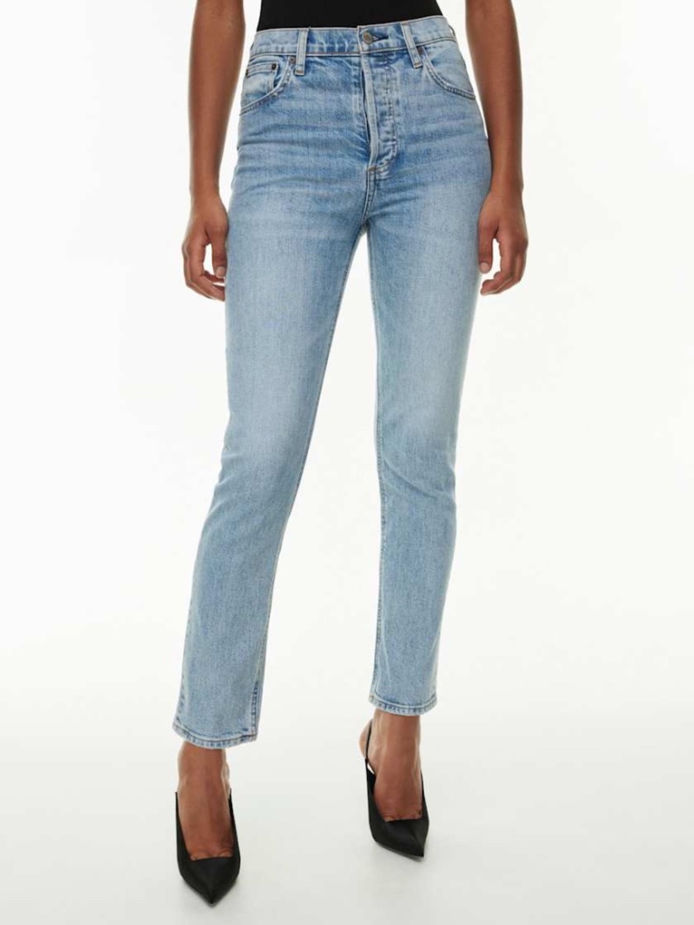 Aritzia - Denim Forum The Yoko High Rise Slim Jean 30L size 25